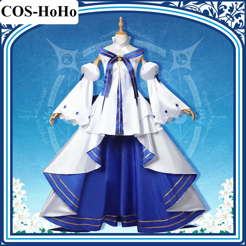 COS-HoHo Anime Fate/Grand Order FGO Arcueid Princess V2.0 Game Suit Elegant Dress Uniform Cosplay Costume Halloween Party Outfit