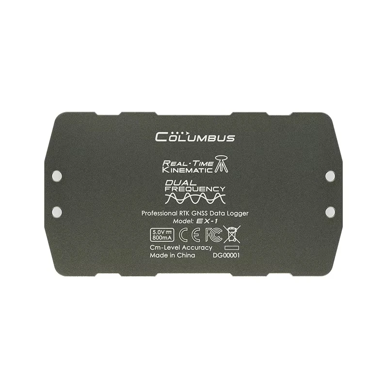 Columbus EX-1 Professional RTK Centimeter Level Precision GNSS Receiver Bluetooth GPS Trajectory Recorder Full ConstellationL1L2