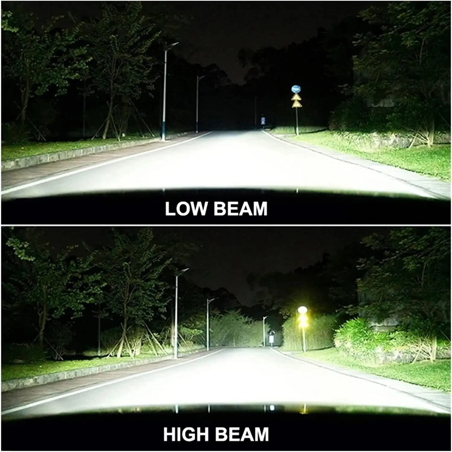 2pcs 100W Y7D H4 Super Bright LED Headlight Car H4 Mini Projector Lens Bulb 6000k 30000LM High Low Beam Turbo Fan LED Light Lamp
