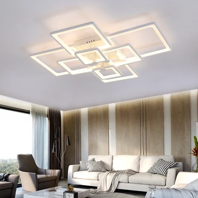 

Modern LED ceiling chandelier acrylic lights lamp for bedroom livingroom lampadario moderno Lustre Chandelier Lighting AC85-265V