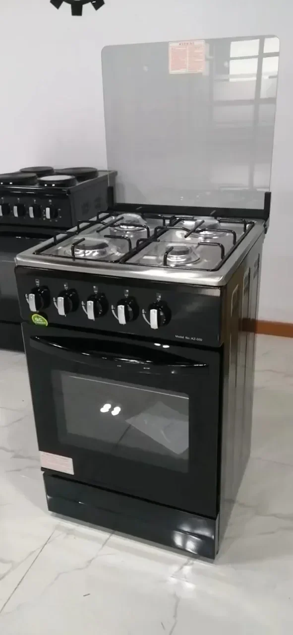 Gas Stove 4 Burners Kitchen Family Baking Cooking Appliances Gas Range Free Standing 50L Oven with Grill Four Burners Gas Stove