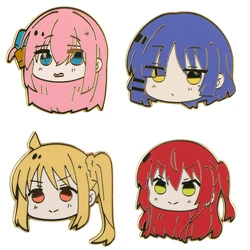 Cute Character Rock Anime Character Hard Enamelled Brooch Cute Pins Clothing Backpack Lapel Badges Fashion Accessories Gifts