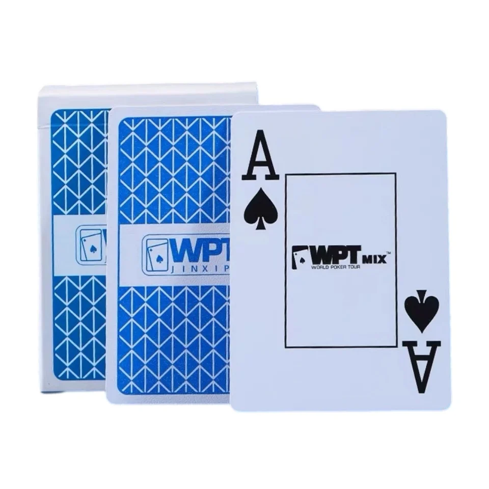 1/2pcs A set of durable, universal baccarat and Texas Hold'em playing cards, PVC waterproof Durable, for poker and bridge games