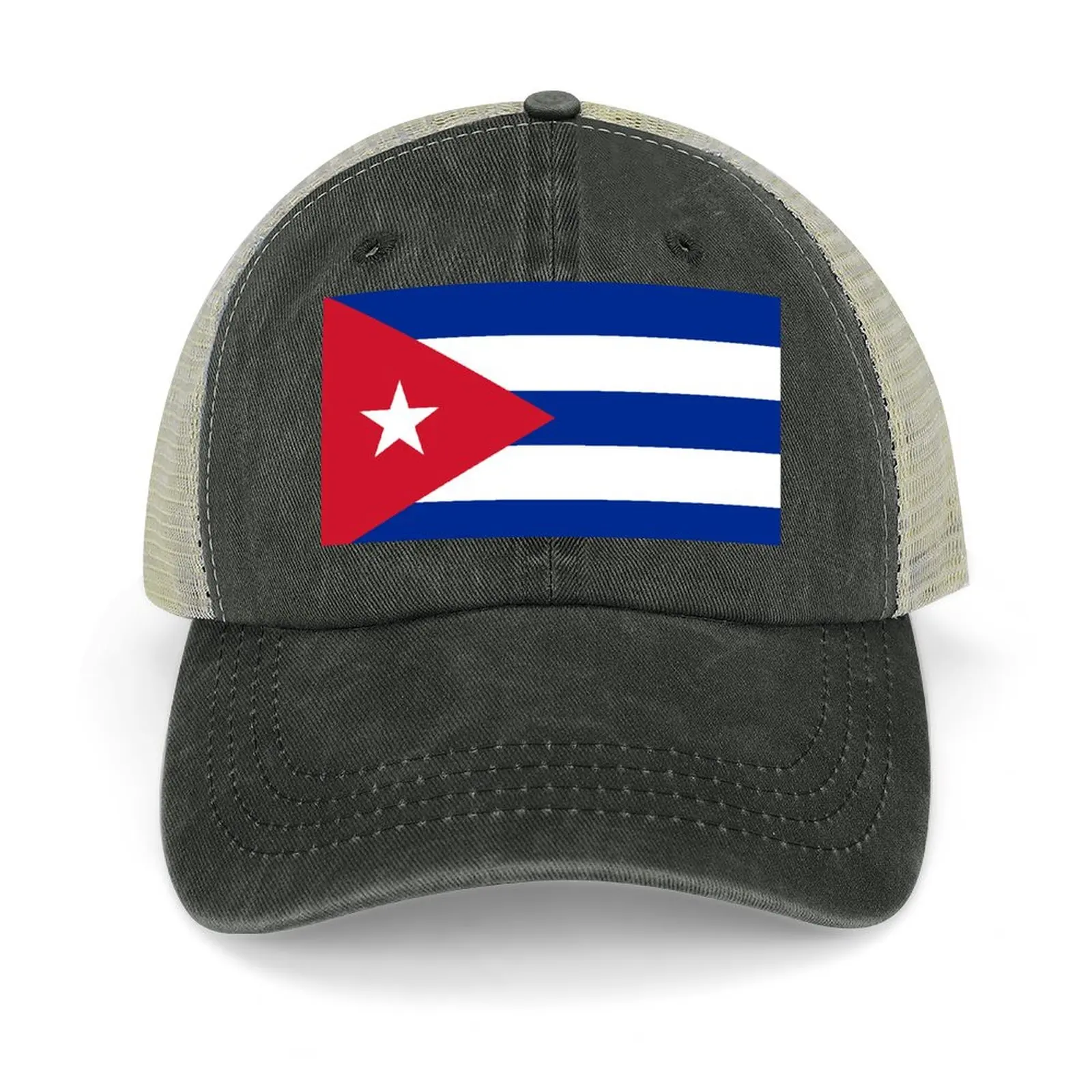 

Cuban flag of Cuba Baseball Cap Bobble Hat Beach Outing fishing hat luxury woman cap Caps Male Women's