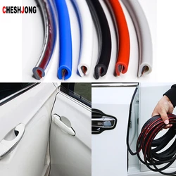 Cheshjong Car Door Trips Rubber Edge Protective 10M Strips Side Doors Moldings Adhesive Scratch Protector Vehicle For Cars Auto