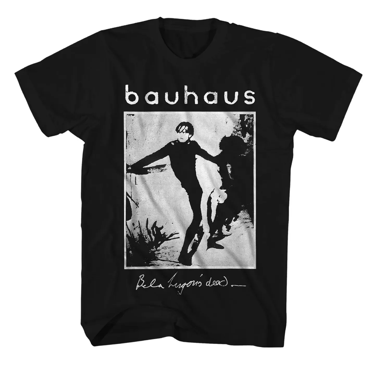 Camiseta informal de rock gótico de la banda Bauhaus, camiseta de marca de lujo para hombres y mujeres