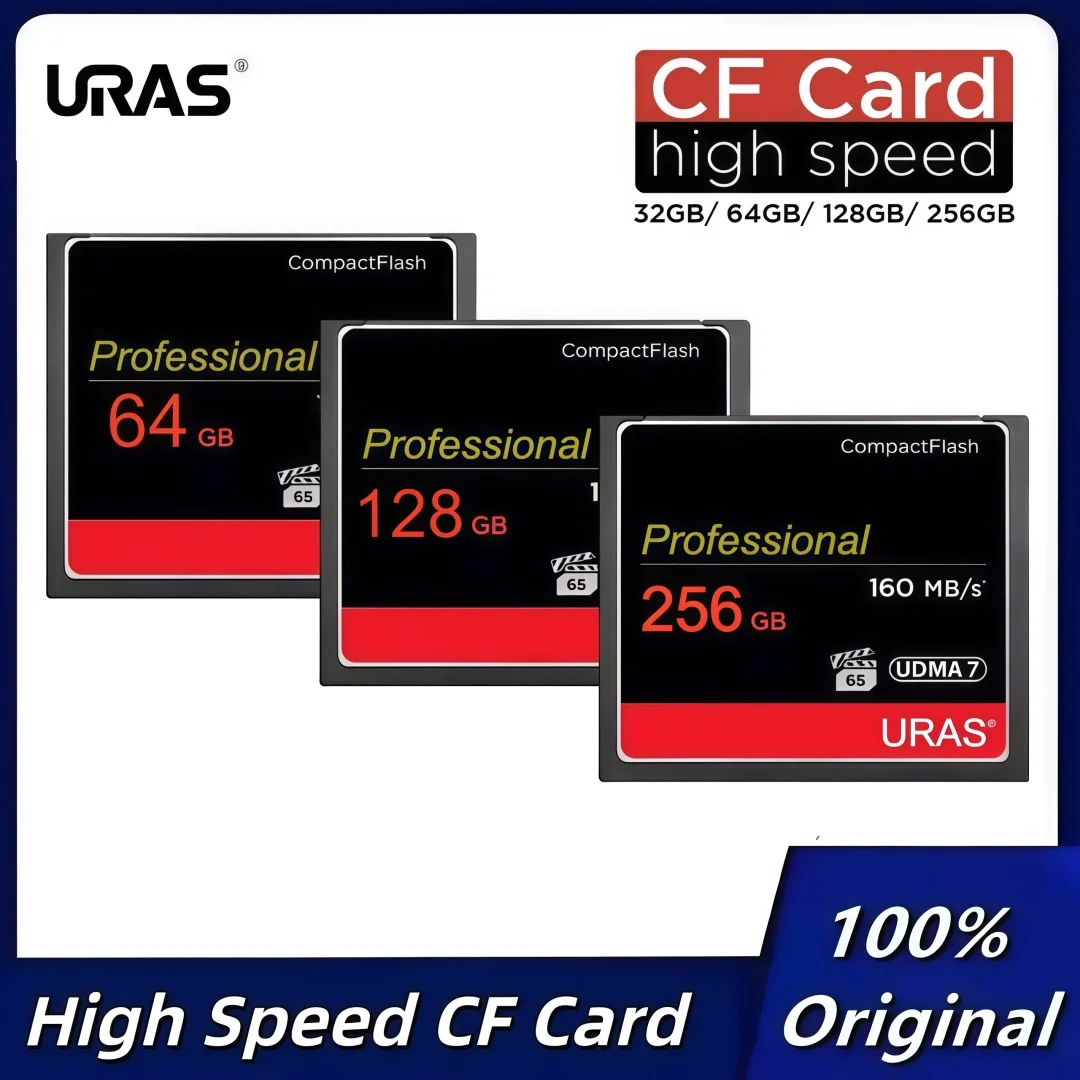 original-compact-flash-card-256gb-128gb-64gb-4k-video-compactflash-memory-card-up-to-160mb-s-for-dslr-or-camcorder