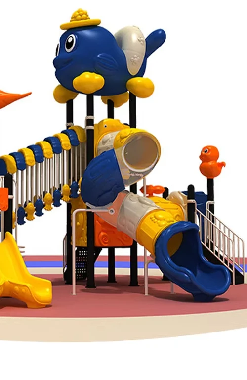 Large Outdoor Active Recreation Kids Playground  Outdoor Children Amusement Park Equipment Fun Stair Slide Amusement Park Slide
