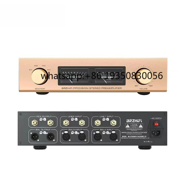 BRZHIFI 110dB Reference Accuphase C-245 2 Channel Remote Control HiFi Hi-end Transistor Power Preamplifier