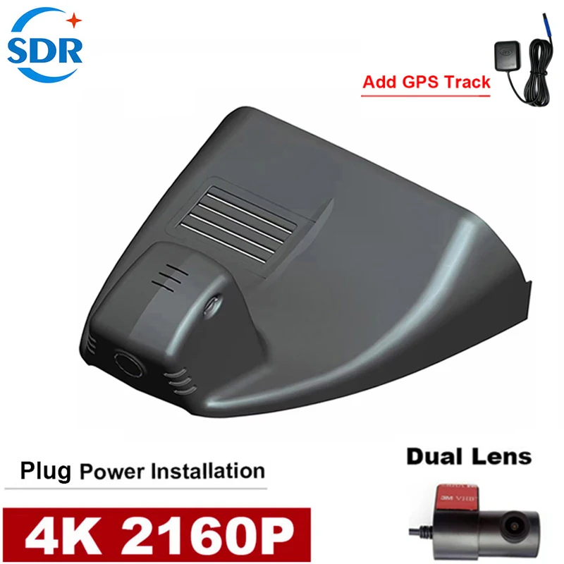 4K UHD Plug And Play to Sunroof Wifi Car DVR Original For Mazda CX-30 CX30 MX-30 2020 2021 2022 2023 With APP Control &GPS Track