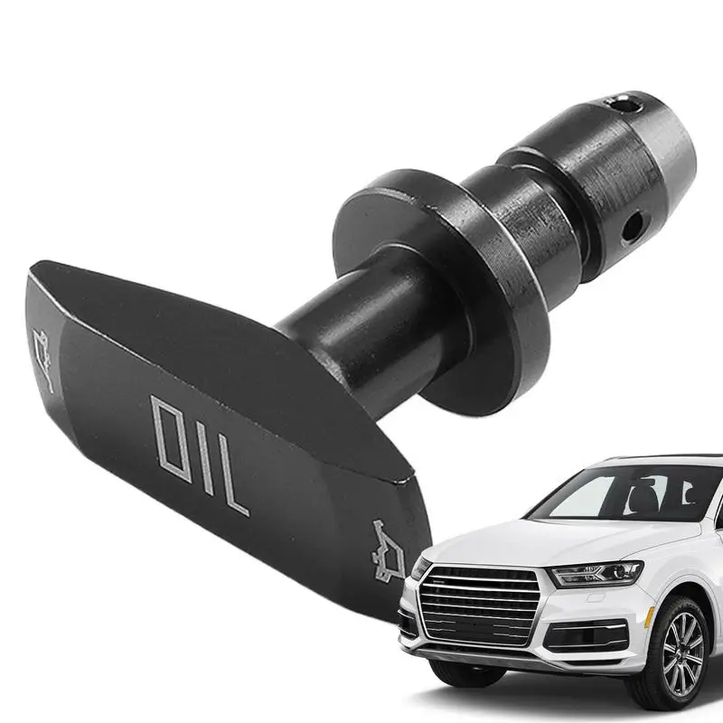 Car Oil Dipstick Pull Handle Engine Oil Pullhandle Aluminum Billet Auto Replacement Modification Decoration for GTV8GT500