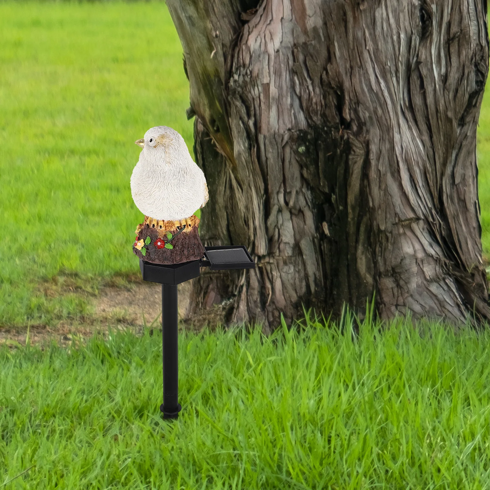 

Garden Solar Pathway Lights Bird Ornament Stake Design Safe Reliable Durable Practical Fine Craftsmanship Daytime Night