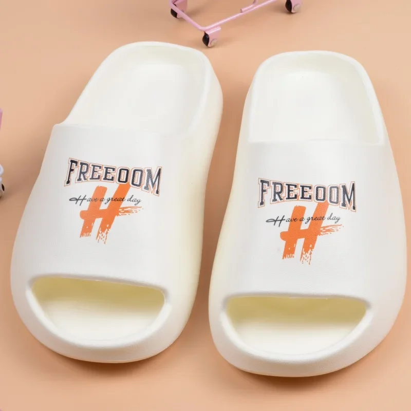 

Men's sandals slippers women's beach vacation outdoor fashion H letter print lightweight EVA shoes, multiple colors optional