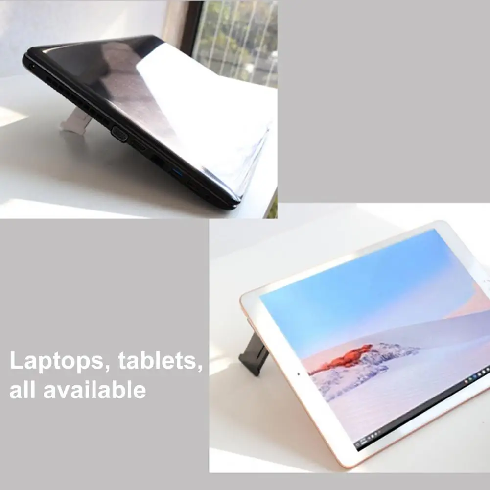 Tablet Stand for Laptop Laptop Holder for Smooth Operation Slim Foldable Laptop Bracket Portable Desktop for Heat for Office