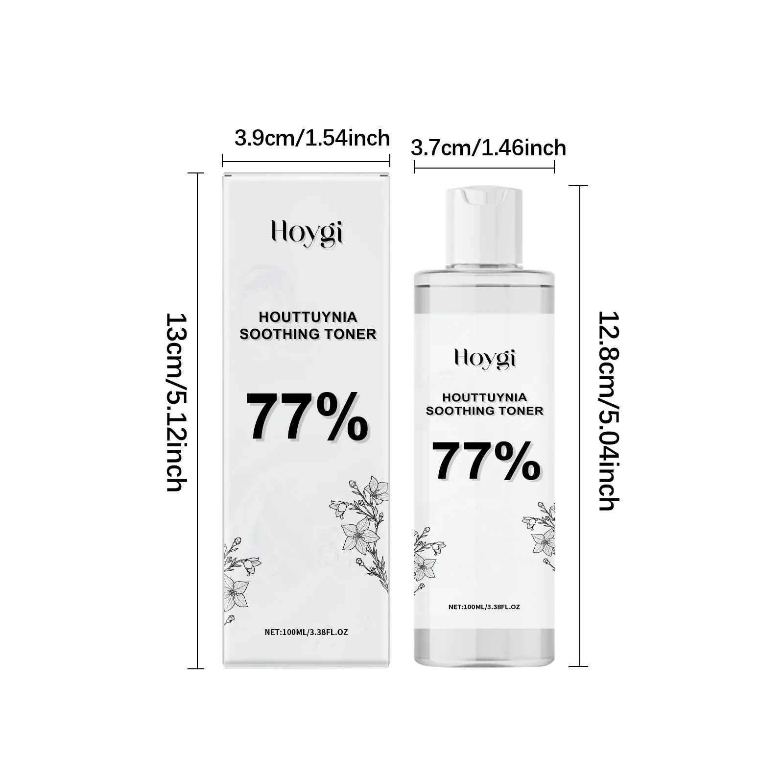 Houttuynia cordata 77% Soothing Toner Moisturizing Water For Face Facial Toner Natural  Extract Refresh Claming Skin