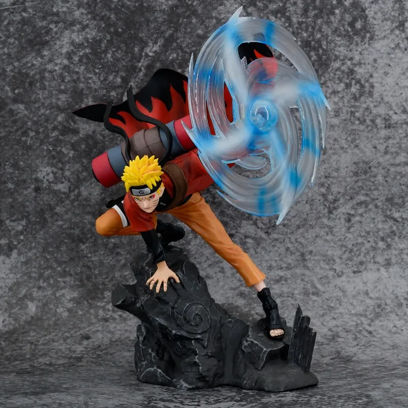 

32CM NARUTO Anime Figure Uzumaki Naruto Sage Mode Action Figures Statue toys model Collection decoration for kid Gift Christmas