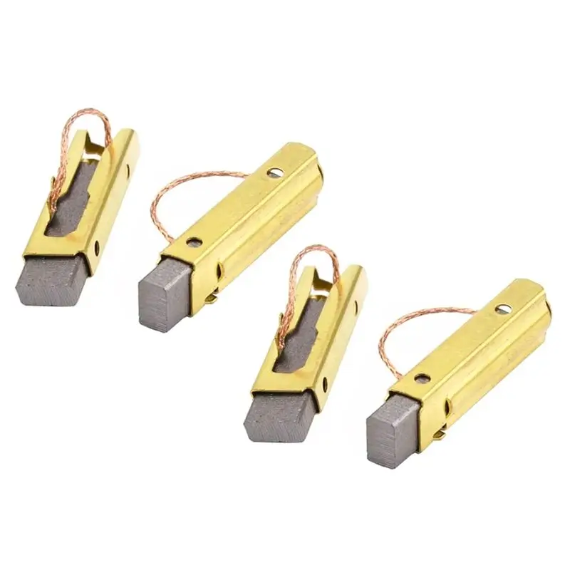 A20F-4Pcs 496268 Carbon Brushes Set Fits For MIRKA915 CTH48E CTL26E CTL36E Dust Extractor Replacement Part For Festool