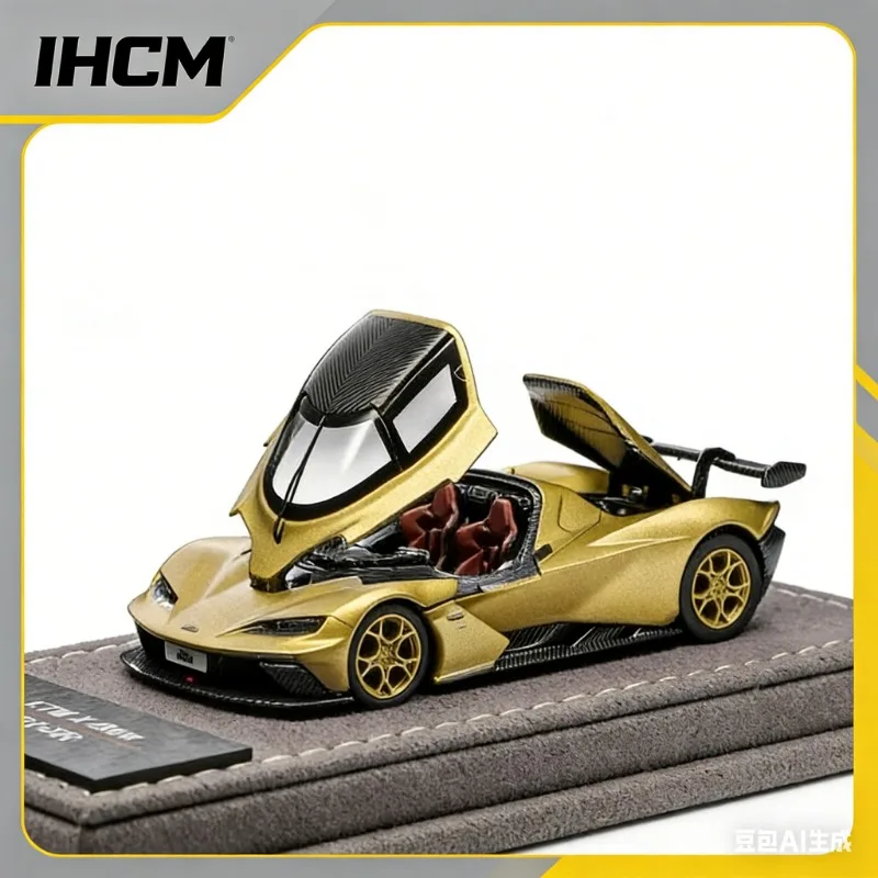 

IHCM 1:64 KTM X-Bow GT-XR alloy model car, limited edition for Shenzhen Jiuzhou Exhibition, realistic static display item.