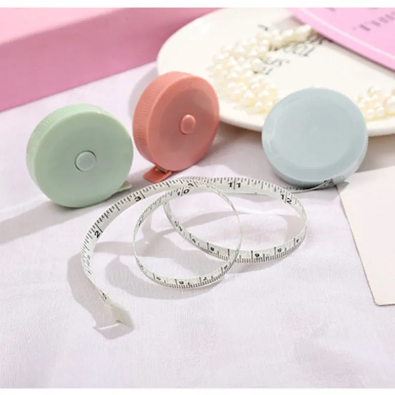 Compact Automatic Retractable Tape Measure Mini Portable Soft Tape Measure Multi-Purpose Plastic Tape Measure