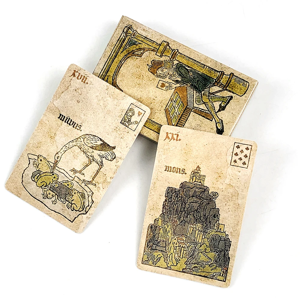 

Oracle Cards Leisure Entertainment Card Family Gathering Divination Deck Board Playing Card Game Small Poker Size Retro Style