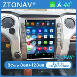 Car Radio Stereo For Toyota Tundra 2015 2016 2017 2018 2019 2020 Tesla Screen Radio Car Media Video Player Auto Headunit