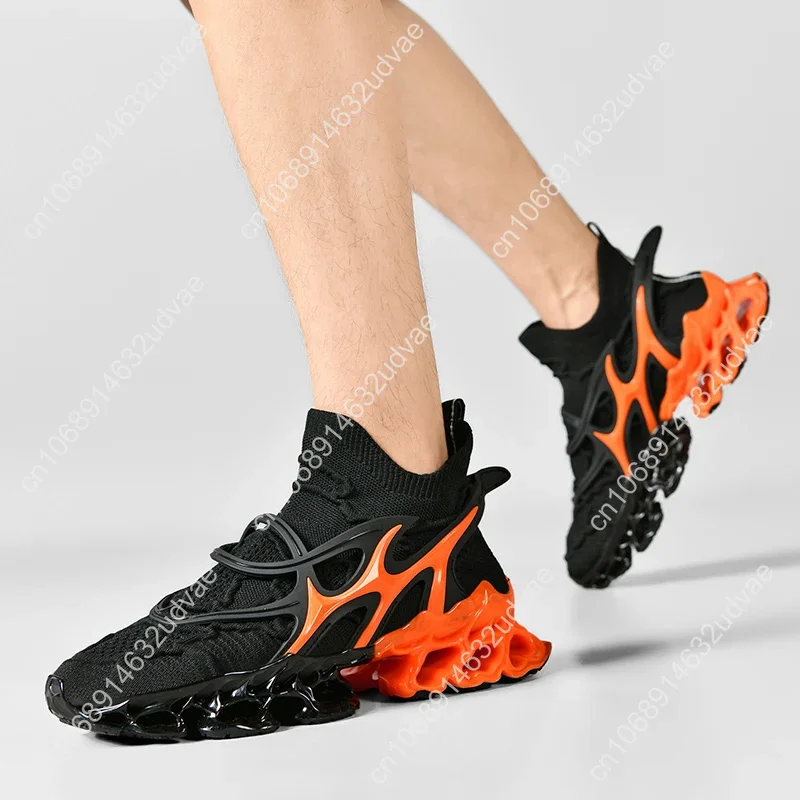 الرجال أحذية رياضية الذكور أحذية رجالي عادية Tenis أحذية فاخرة المدرب سباق تنفس حذاء أحذية بدون كعب أنيقة احذية الجري للرجال #6