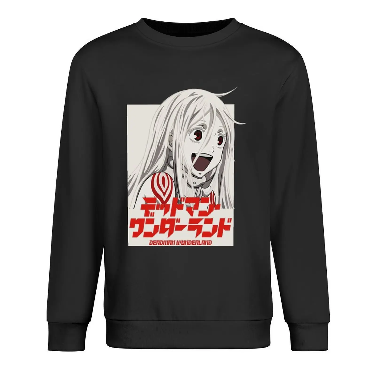 

Shiro Deadman Wonderland Pullover anime clothing graphic t shirts men anime clothes men sweatshirt