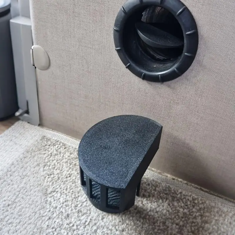 M76E Stylish RVs Radiator Vent Cover Available In 2 Color Motorhome Exhaust Port Cap Provides Waterproof