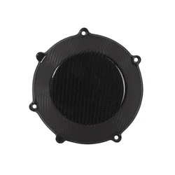 For Ducati (Air Cooled 4V Engine) Dry Clutch Cover Carbon Fiber Gloss Motorcycle Engine Cover