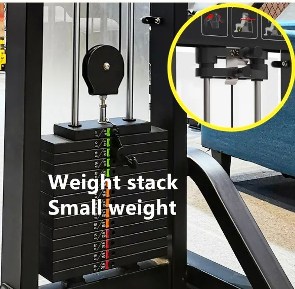 Weight Select Combo Extension Ext and Seated Leg Curl Machine