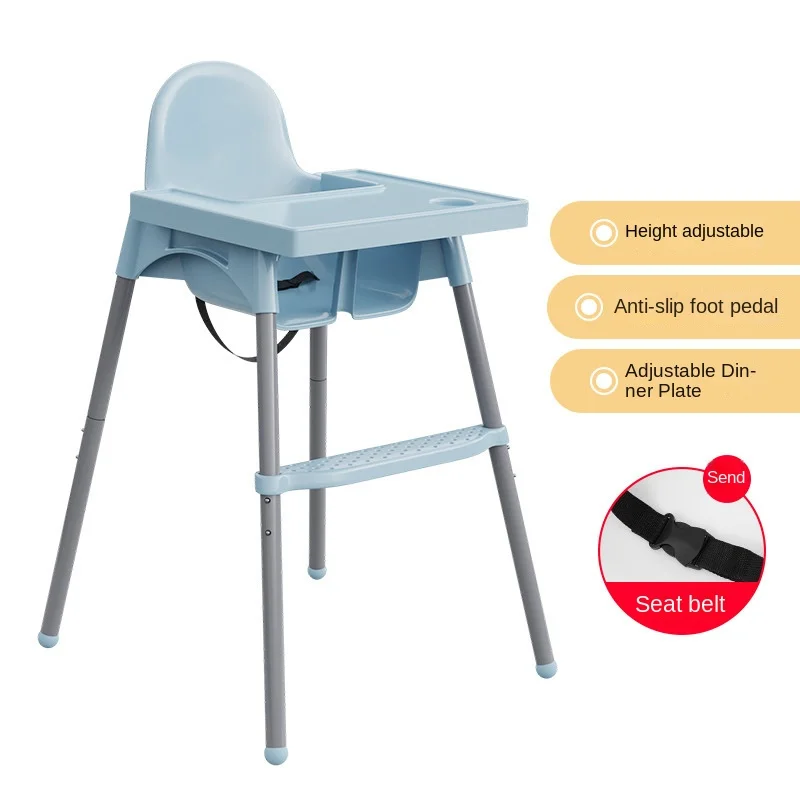 Chaise de salle à manger pliante pour bébé, siège portable épais pour la maison, table à manger multifonctionnelle pour enfants