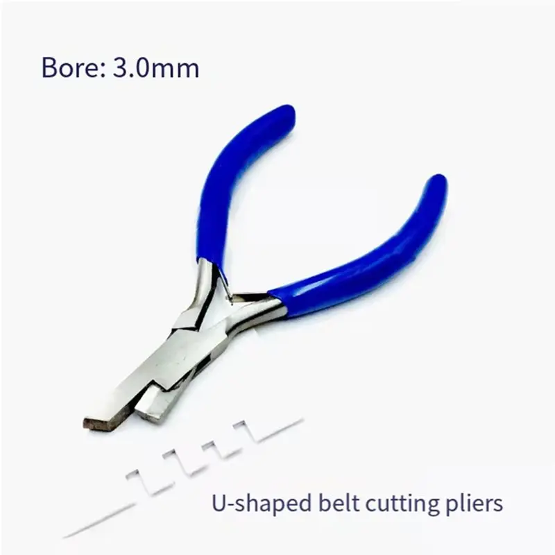 ABDJ-Hole L For Leather Watchband Notching Plier 3Mm U Shape Belt Cutting Pliers 1PCS For Leathercraft And Watch Band Adjustment