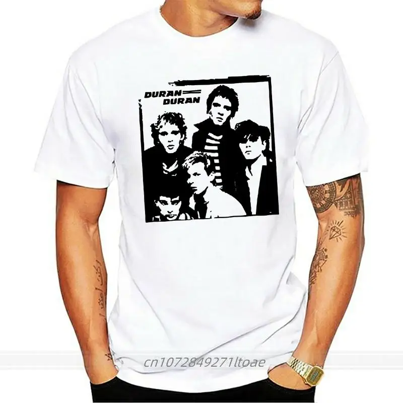 male brand teeshirt men summer cotton t shirt Men tshirt  Duran Duran   Music   T Shirt Printed T-Shirt tees top