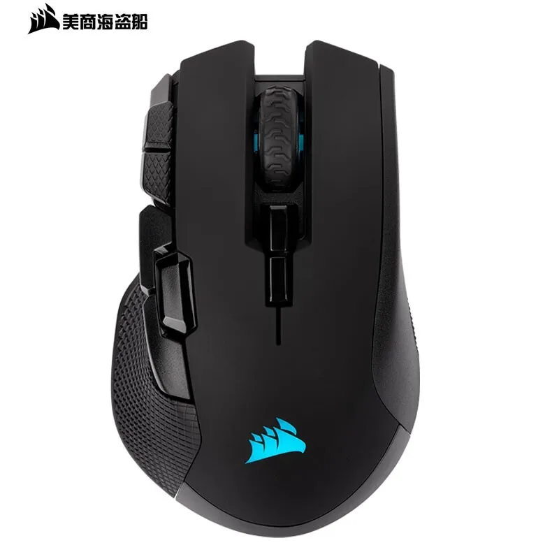 CORSAIR IRONCLAW RGB Big Hand Wireless Bluetooth Game PAW3991 18000DPI Low Latency Macro Definition Esports Wired Mouse