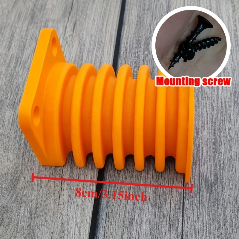 Chainsaw chain wall mounted organizer - can accommodate 6 chains, compatible with most electric chainsaws