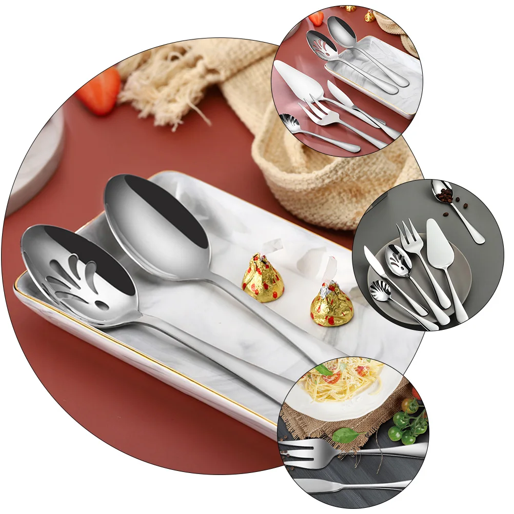 

1Set Stainless Steel Cream Scrapers Dessert Baking Set Spoons Cake Shovel Spatulas Multipurpose Home Party Use