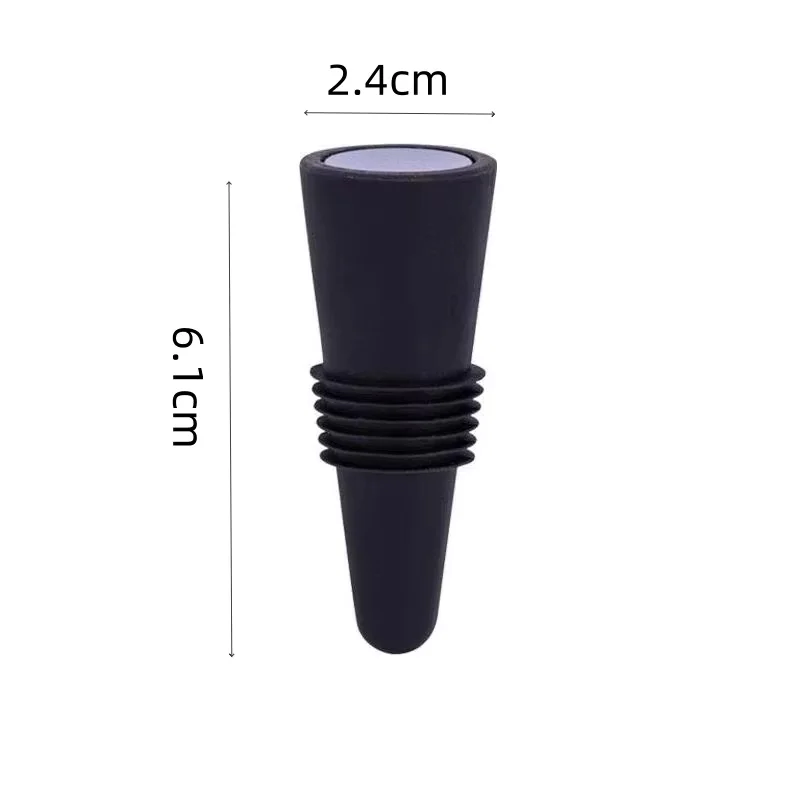 1/2 قطعة سيليكون النبيذ مثبت زجاجي قابلة لإعادة الاستخدام مانعة للتسرب المشروبات ويسكي البيرة الشمبانيا غطاء أقرب النبيذ الفلين المقابس الأغطية البارات أداة