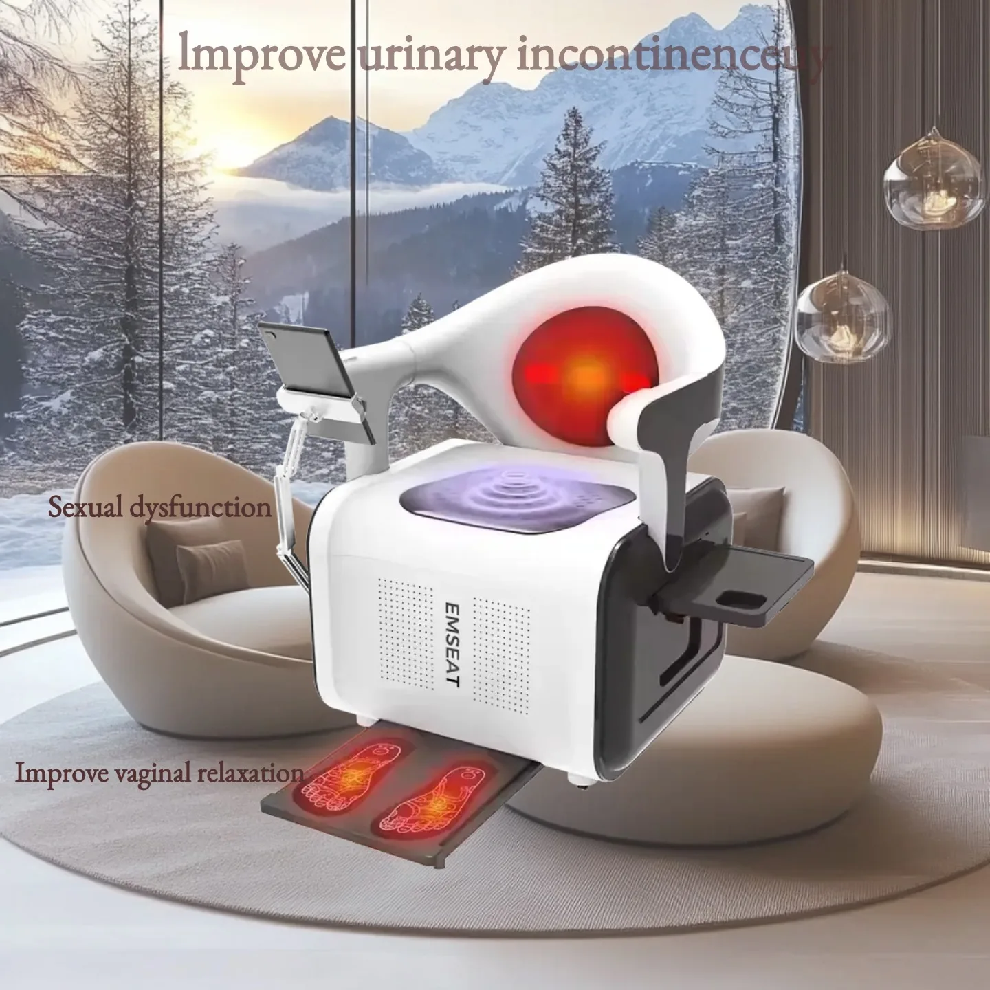 

Multi-Function Physiotherapy Chair Ems Pelvic Floor Muscle Repair Ems Incontinence Pelvic Floor Chair Salon Beauty Chair