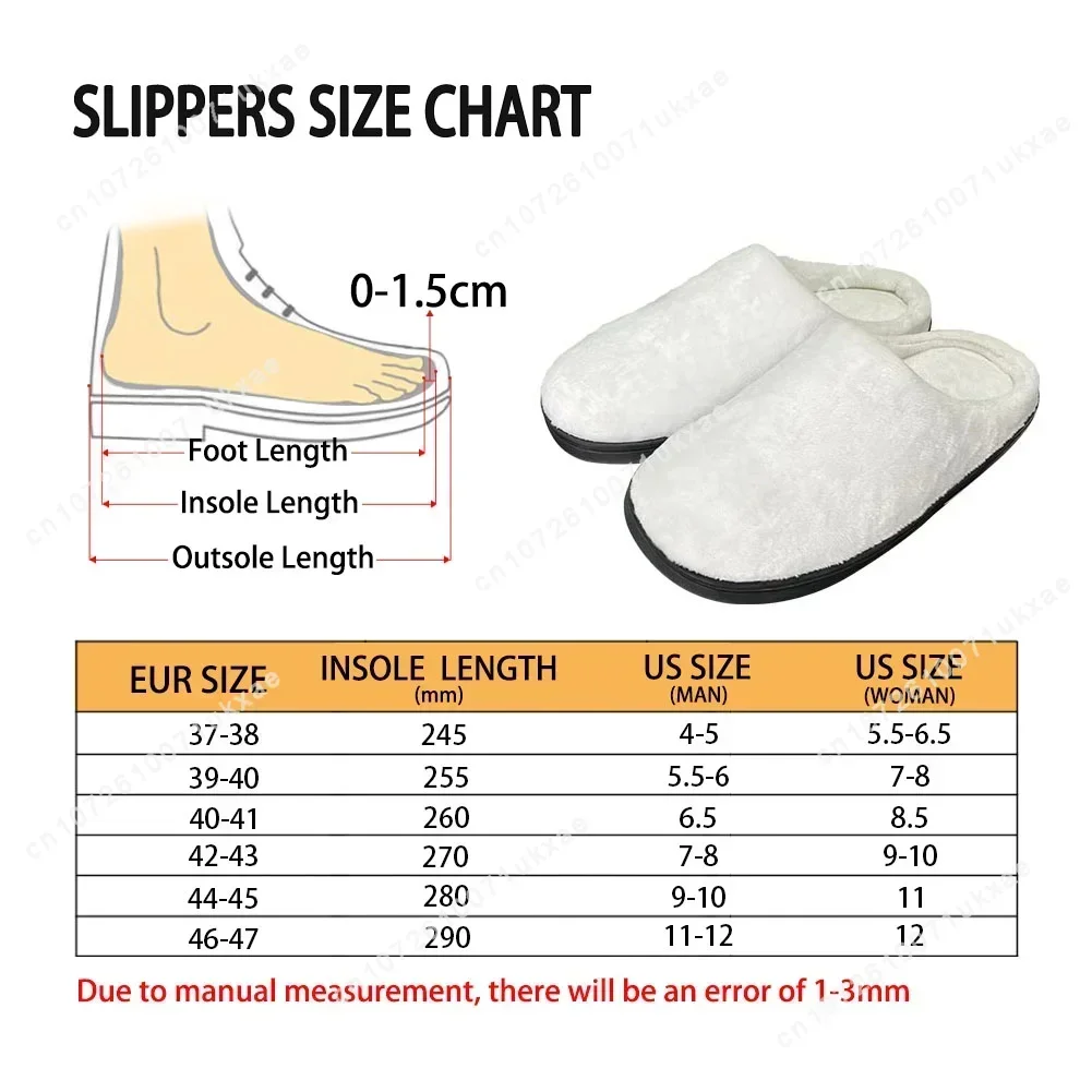 Buffy the Vampire Slayer Home Cotton Slippers Mens Womens Plush Bedroom Casual Keep Warm Shoes Thermal Slipper Custom Shoe