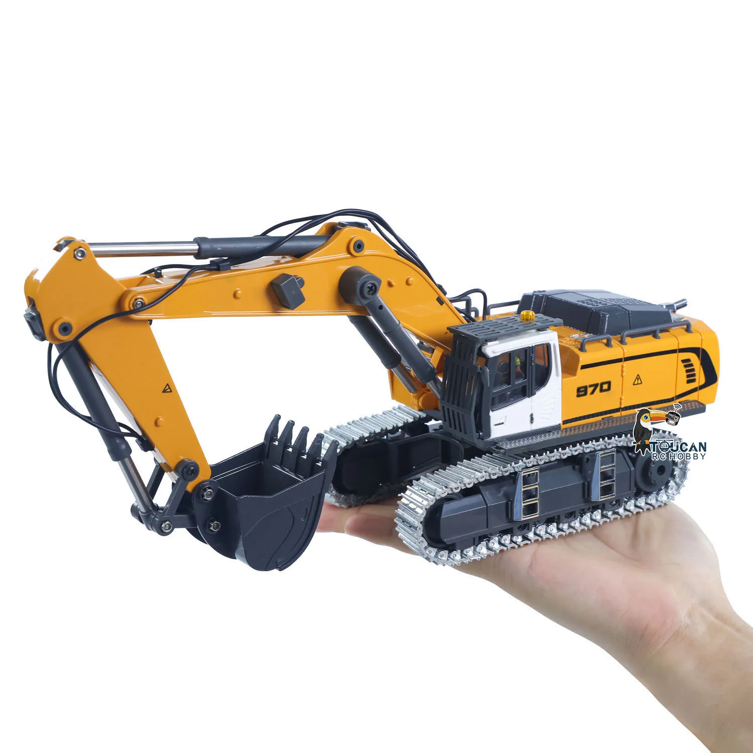 ギフト ミニ 1/50 RTR 970 RC ショベルカー ラジコン ディガー トラック マシン 建設車両 ホビー ライト サウンド おもちゃ 男の子向け