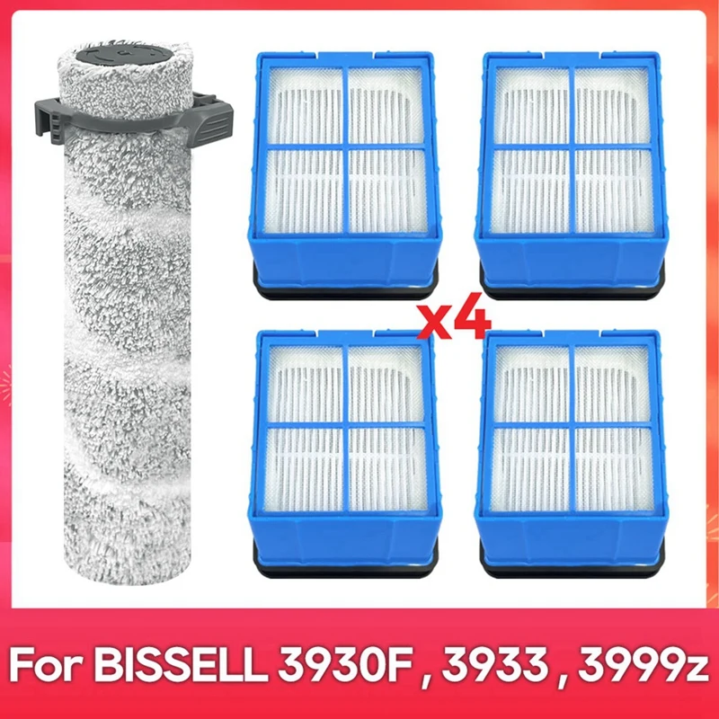 

MAKE For-BISSELL-3930F,-3933,-3999Z,-4017N,-V2-Crosswave-Omniforce-Edge-Wet-Dry-Cleaner-Roller-Brush-Filter-Accessories-Parts
