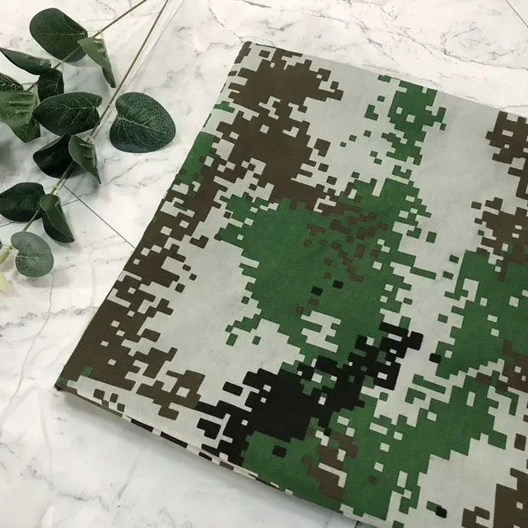 Camouflage Fabric By The Meter for Outdoor Cloth Tablecloth Curtain Sewing Polyester Cotton Thickened Decorative Printed Textile