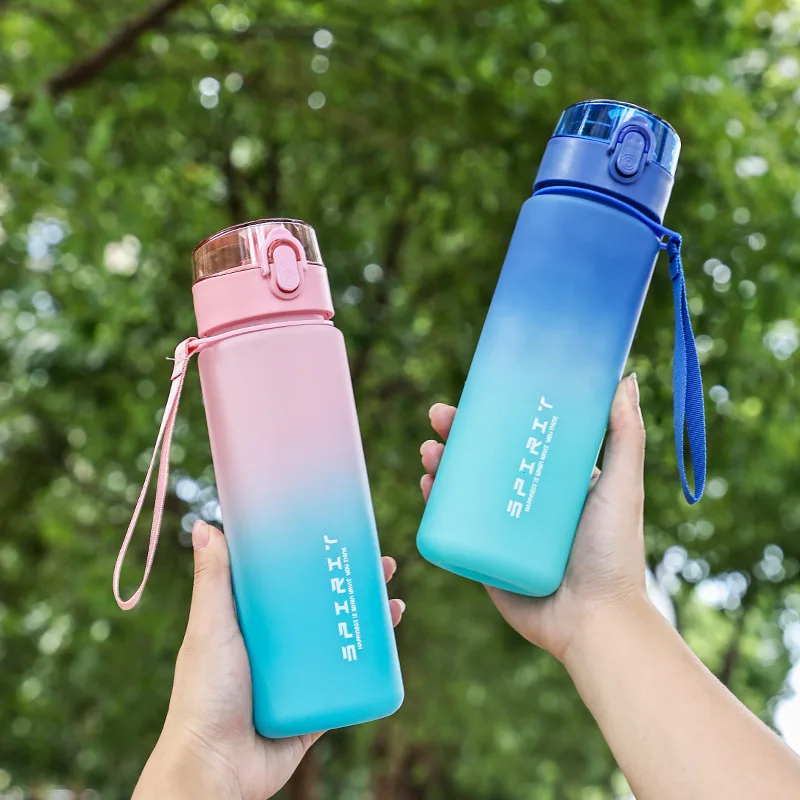 High temperature resistant portable Couple easy  Adult shatter resistant water bottle Sports water plastic cup