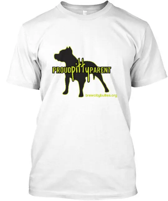 Bcbc Proud Pitty Parent Yellow T-Shirt Tees High Quality 100%Cotton Short Sleeve