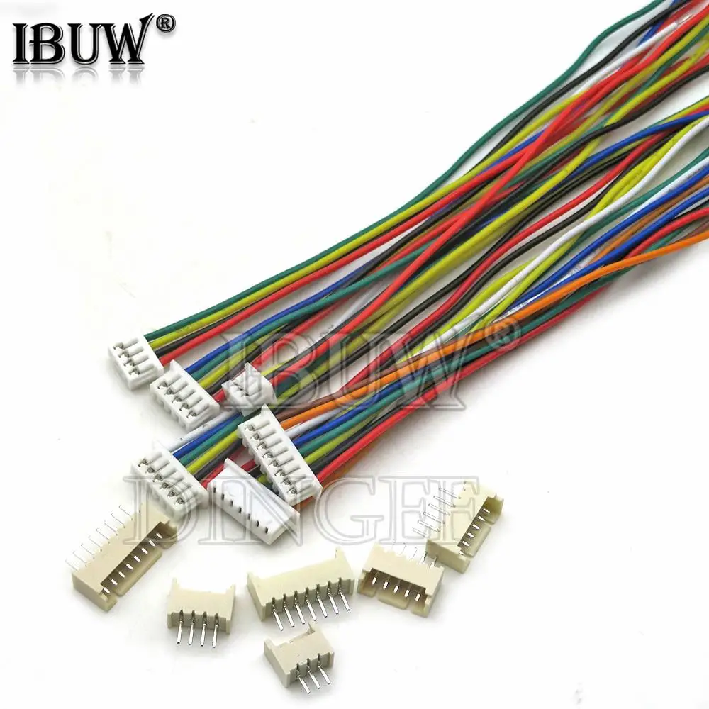 5Sets JST XH2.54 XH ZH PH 1.25mm 1.5mm 2.0mm 2.54mm Wire cable Connector 2 3 4 5 6 7 8 9 10 12 PIN male and female plug Socket