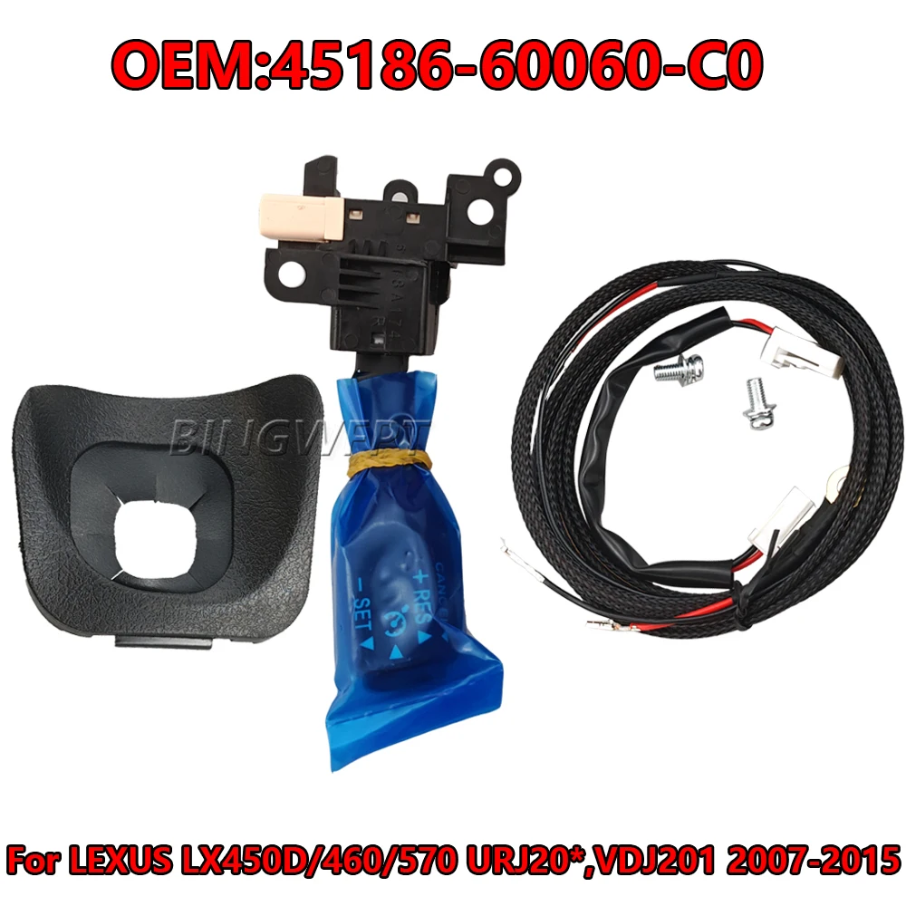For LEXUS LX450D/460/570 URJ20*,VDJ201 2007-2015 Cruise Control Switch Kit 84632-34017 84632-34011 With Cover 45186-60060-C0