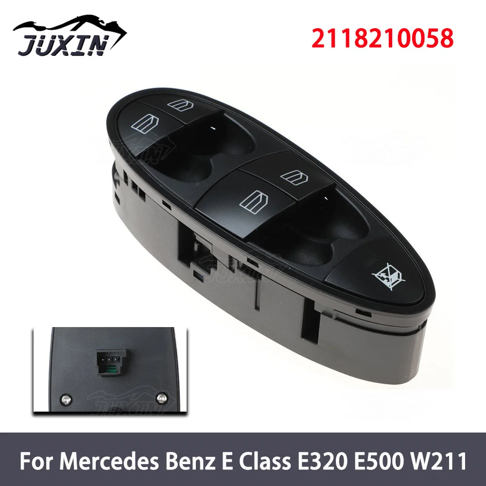 

Переключатель Стеклоподъемника Master Power Черный для Mercedes-Benz E CLASS W211 2003-2009 2118210058