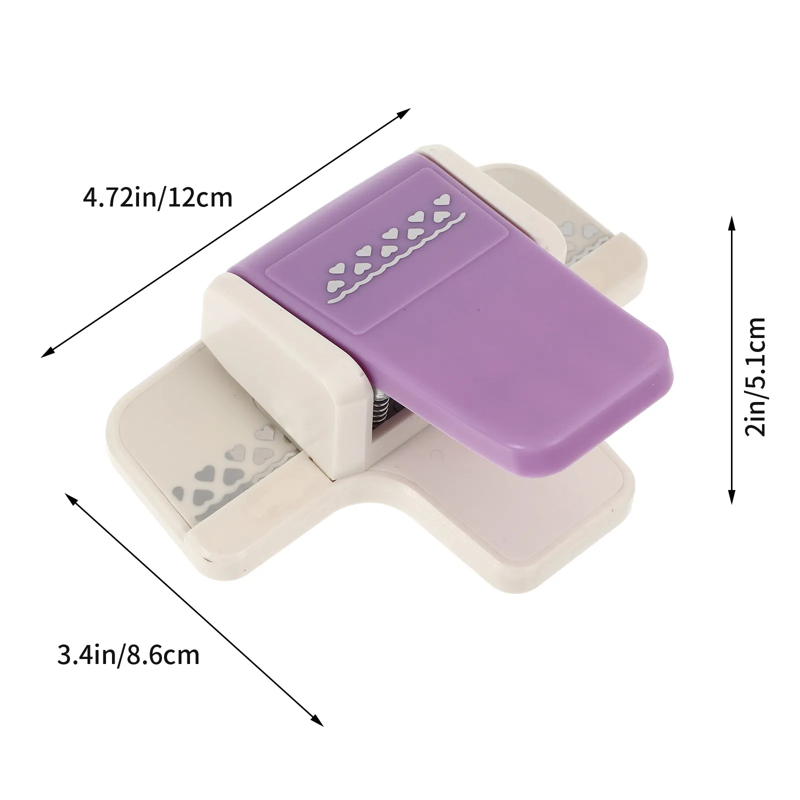 Neat Edge Paper Punch for DIY Handmade Crafts Scrapbook Journaling Card Making Label Tag Creation Holiday Birthday Gift