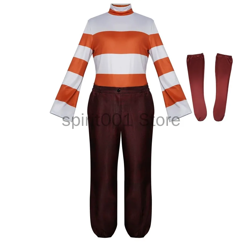 Костюм тревоги на Хэллоуин, костюм тревоги, пальто для косплея, брюки и носки, полный комплект для взрослых, карнавальный ролевой набор на Хэллоуин