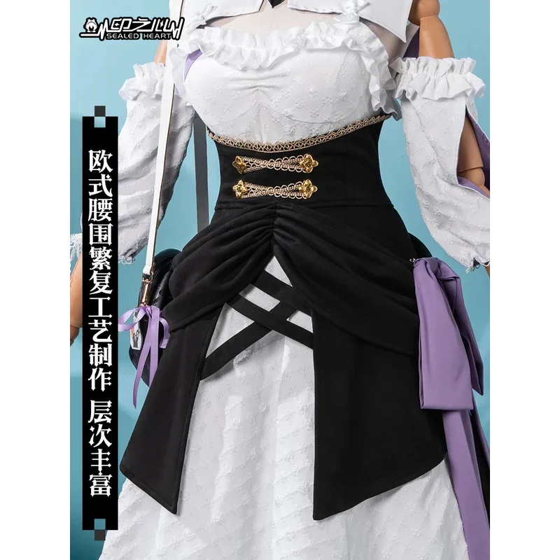 أزياء هونكاي إمباكت 3 إليسيا التأثيرية ذكريات حلوة زي خادمة لوليتا فستان كرنفال للحفلات لعب الأدوار شعر وردي باروكات × 8